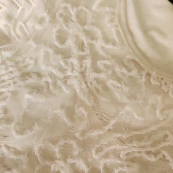 Karen Kane Ivory Lace Blouse - Picture 9 of 9